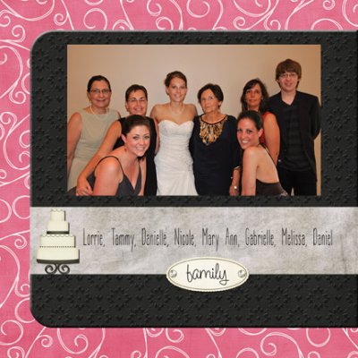 Wedding:  Family