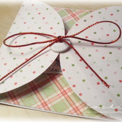 Tied Up Card - Christmas