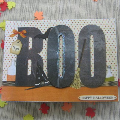 Boo Halloween Card