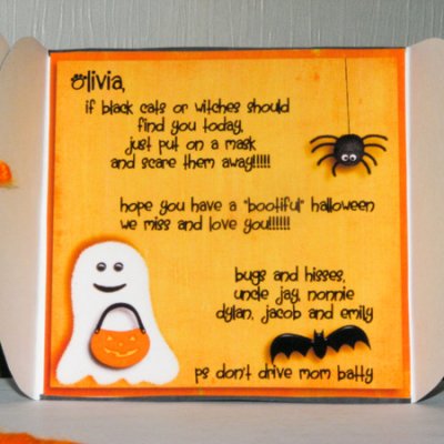 Inside of Olivia Card