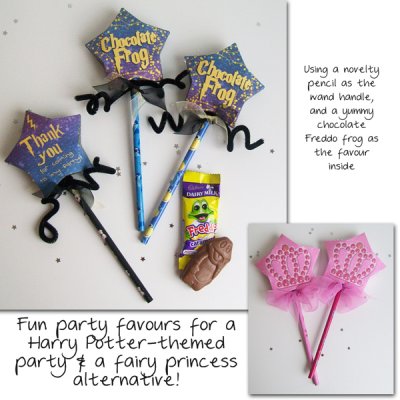 Harry Potter wizarding party favours