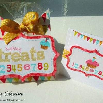 Birthday Treats and matching card