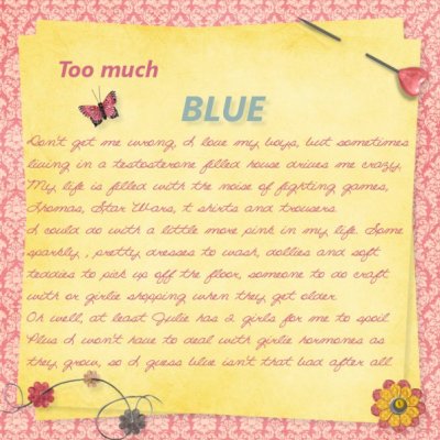 Too much blue