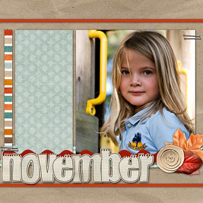 November calendar page
