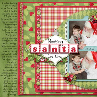 Meeting Santa, forthe first time