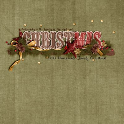 Christmas planner cover