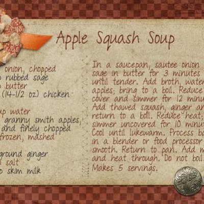 Apple Squash Soup