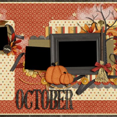 October Calenar Pages