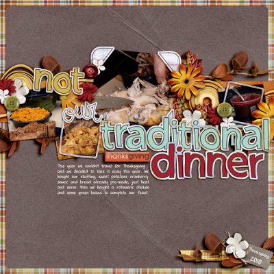 Thanksgiving 2010 dinner
