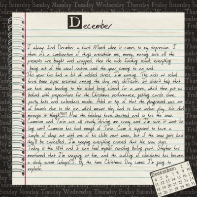 December - a Month of stress