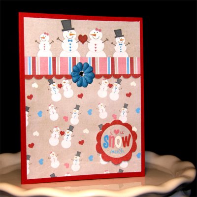 I Love U Snow Much Card