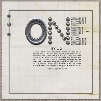 one