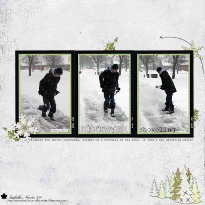 Moonwalk shoveling