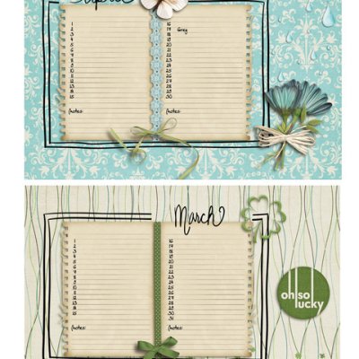 Birthday Book 2011 - March & April