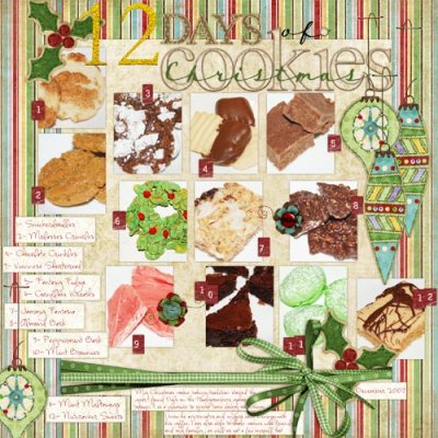 12 Days of Christmas Cookies