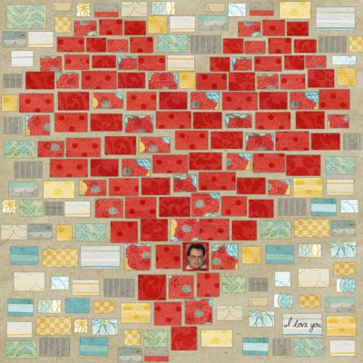Mosaic Heart (to my hubby)