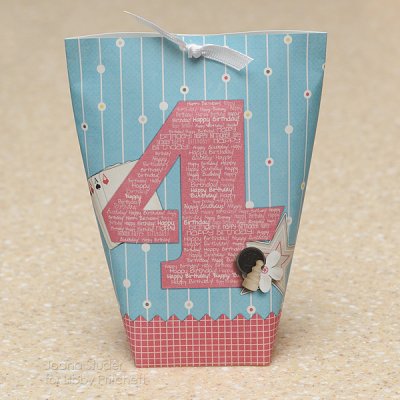 Happy Birthday box-bottom bag