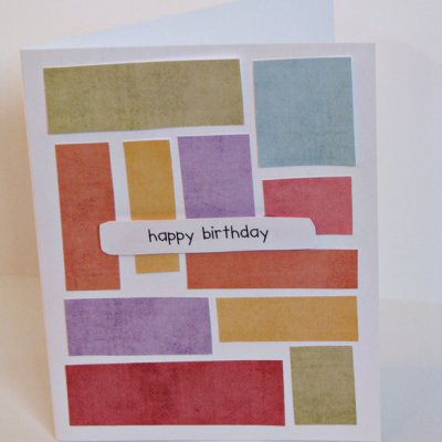 Birthday Card Quilt Style