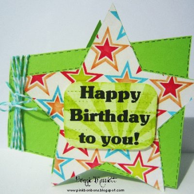 Star Birthday Card