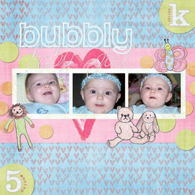 Bubbly Baby Girl