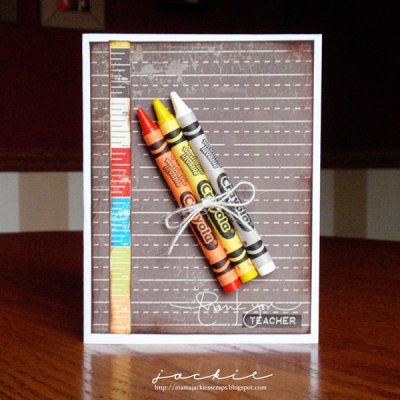 Thank You Teacher Card {hybrid}
