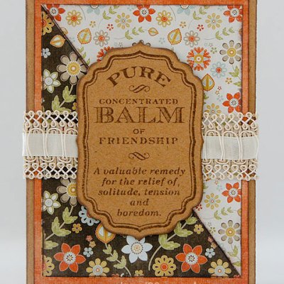 Pure Friendship Balm Card