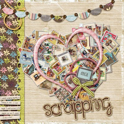 Heart Digital Scrapping