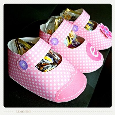 Pink mary janes