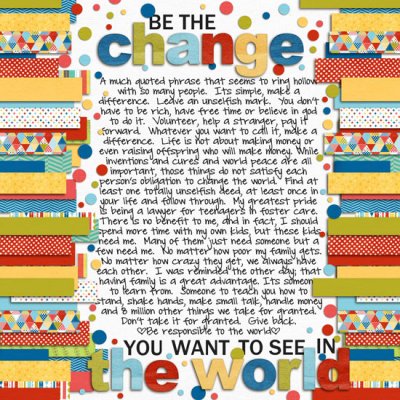Be The Change