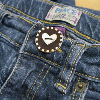 Shrinky Dink Button
