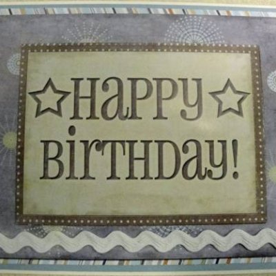 Birthday Letterpress Card