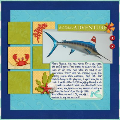 Frankie the Blue Marlin