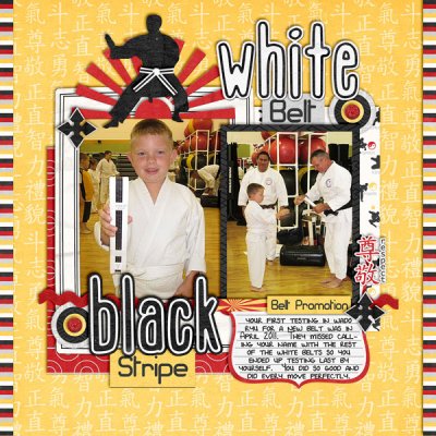 White Belt, Black Stripe