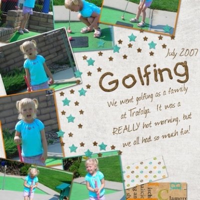 Family Golfing