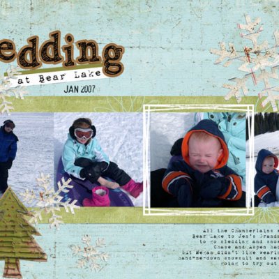 Sledding at Bear Lake - Jan 2007