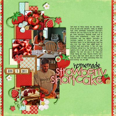 Homemade Strawberry Shortcake