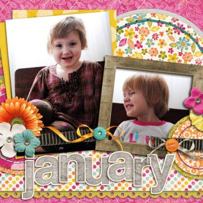 January Calendar Topper