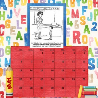 2012 Calendar May