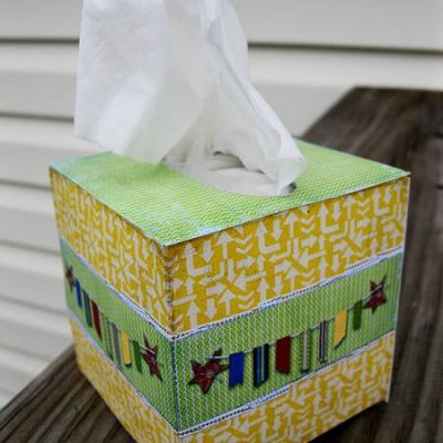 Hybrid Tissue Box Cover