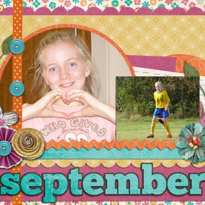 September Calendar Topper