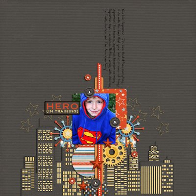 super hero in training