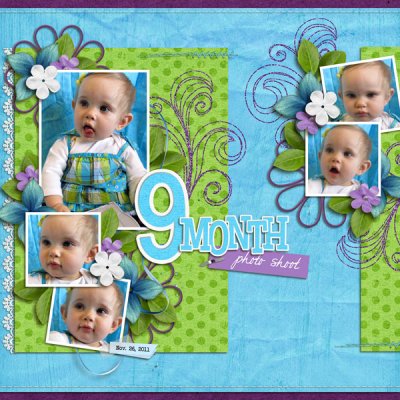 9 Month photo shoot