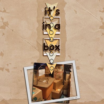It's in a box