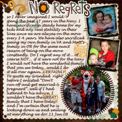 No Regrets
