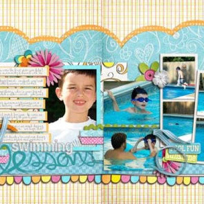 swimming lessons.
