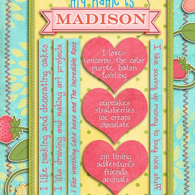 birthday card for madison