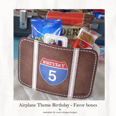 Hybrid - Suitcase Favor Box