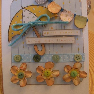 Hybrid Card - April Showers