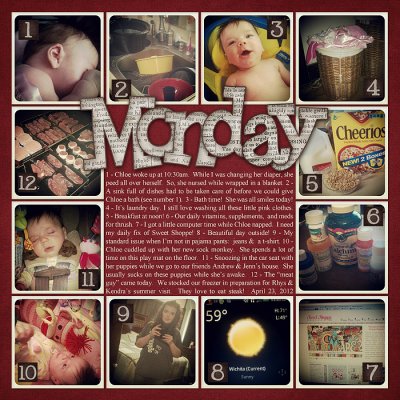 A Week In The Life - Monday