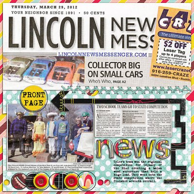 front page news